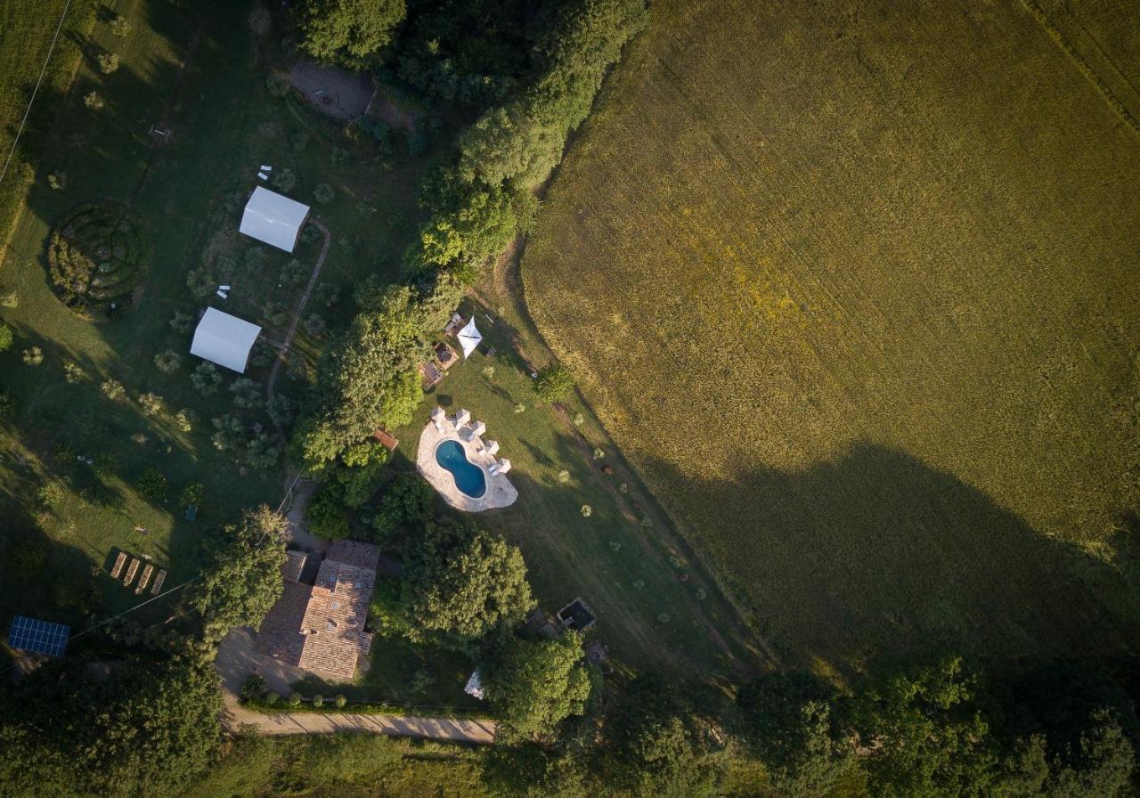 Glamping In Toscana, Luxury Tents In Agriturismo Biologico Sorano  Luaran gambar