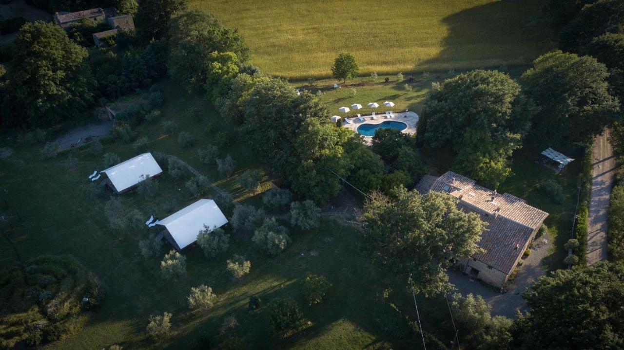 Glamping In Toscana, Luxury Tents In Agriturismo Biologico Sorano  Luaran gambar