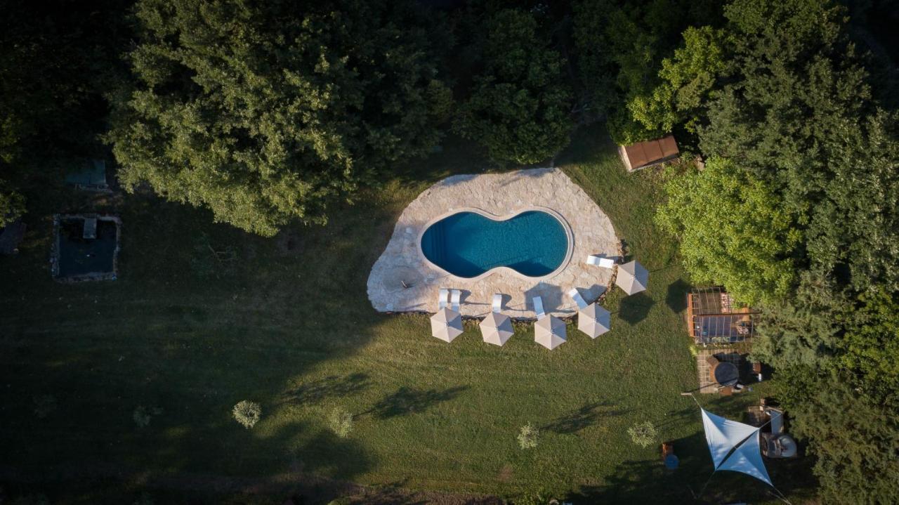 Glamping In Toscana, Luxury Tents In Agriturismo Biologico Sorano  Luaran gambar