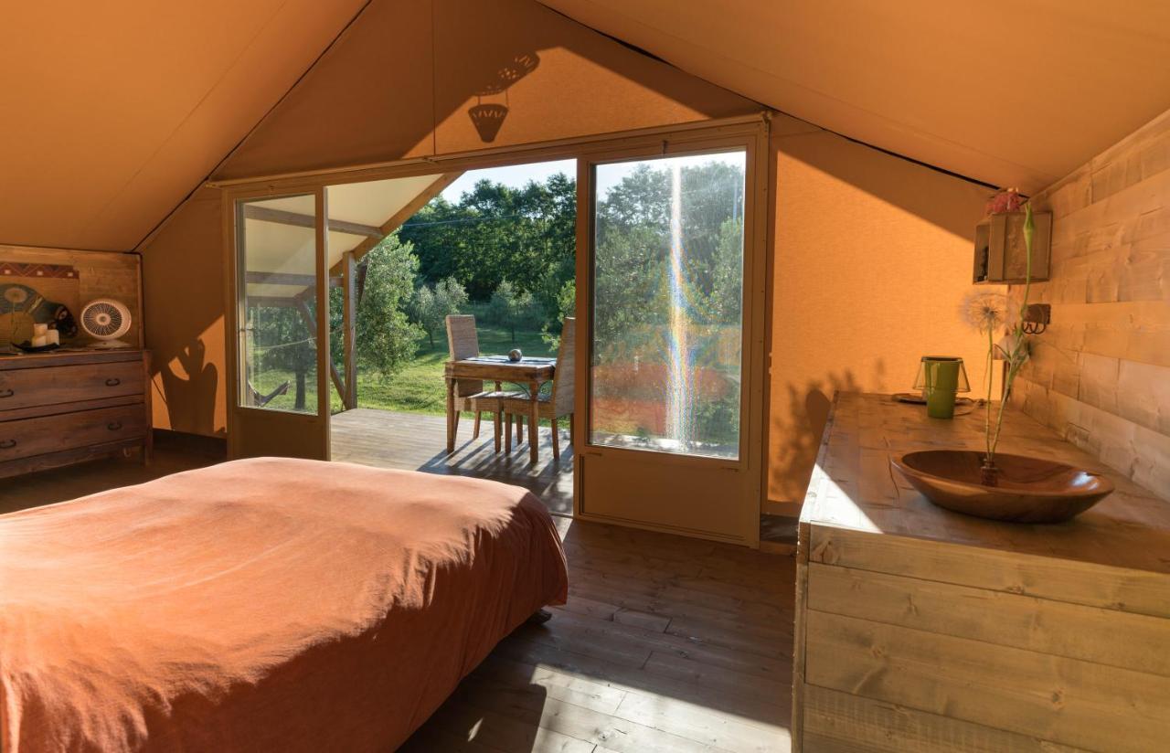 Glamping In Toscana, Luxury Tents In Agriturismo Biologico Sorano  Luaran gambar