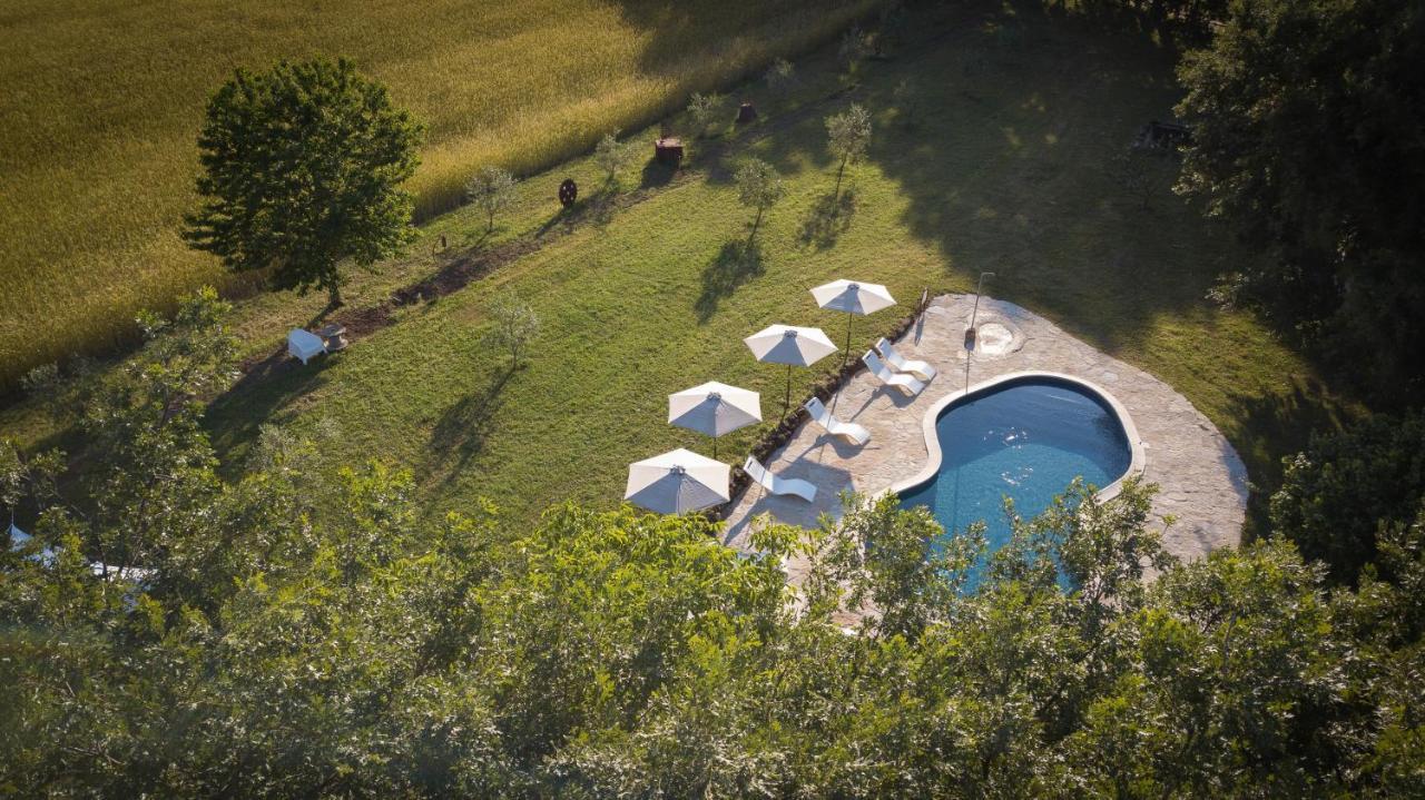 Glamping In Toscana, Luxury Tents In Agriturismo Biologico Sorano  Luaran gambar