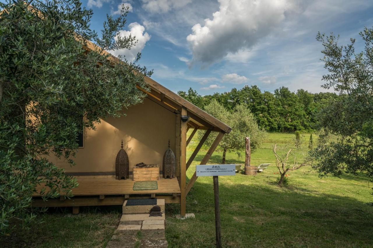 Glamping In Toscana, Luxury Tents In Agriturismo Biologico Sorano  Luaran gambar