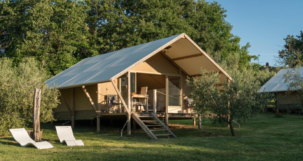 Glamping In Toscana, Luxury Tents In Agriturismo Biologico Sorano  Luaran gambar