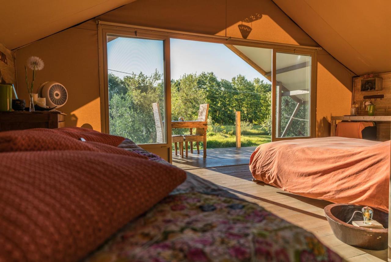 Glamping In Toscana, Luxury Tents In Agriturismo Biologico Sorano  Luaran gambar