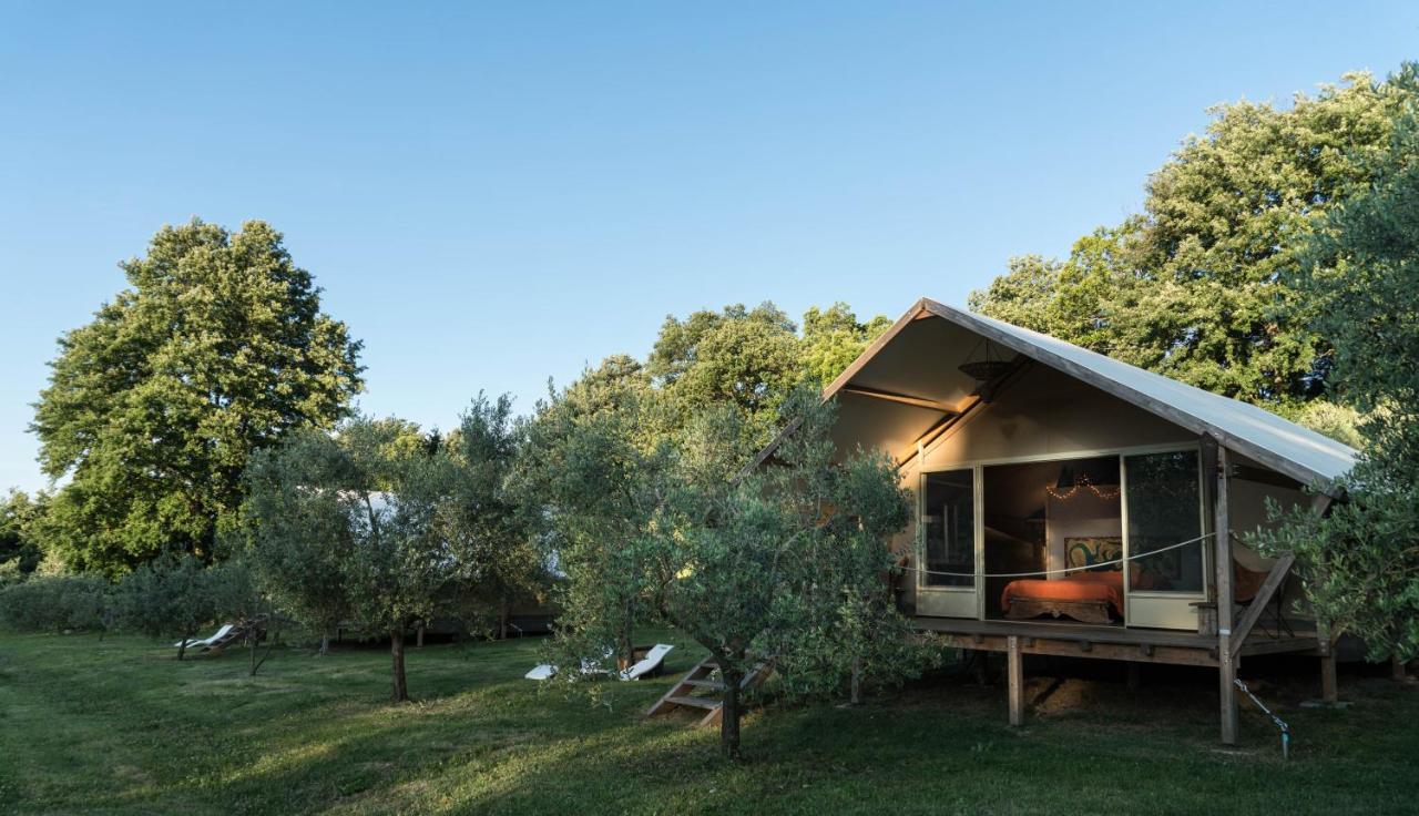 Glamping In Toscana, Luxury Tents In Agriturismo Biologico Sorano  Luaran gambar