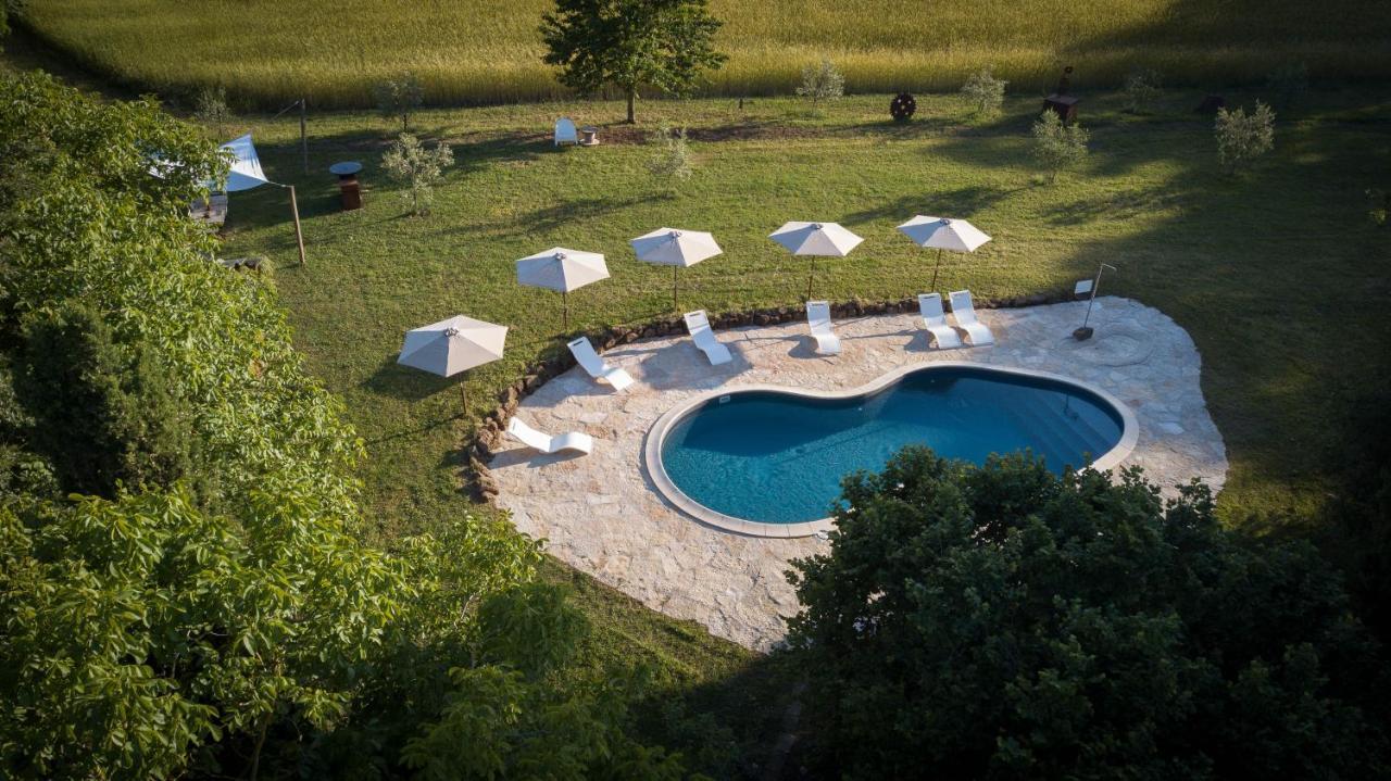 Glamping In Toscana, Luxury Tents In Agriturismo Biologico Sorano  Luaran gambar