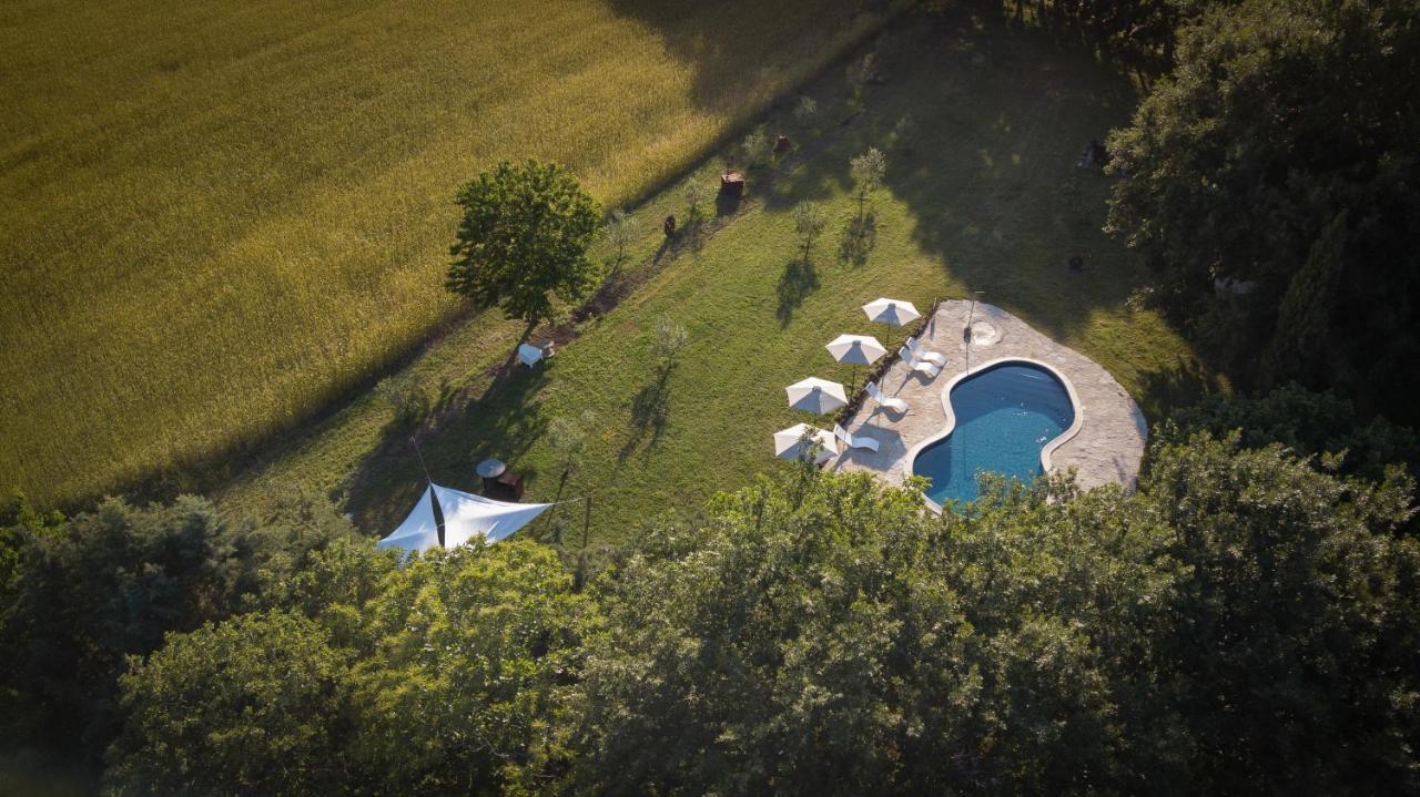 Glamping In Toscana, Luxury Tents In Agriturismo Biologico Sorano  Luaran gambar